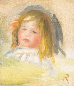 Bambino con capelli biondi, 1895-1900 da Pierre Auguste Renoir